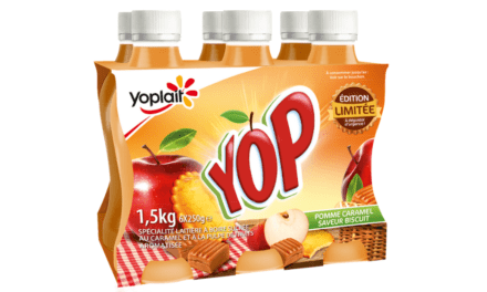 Nouvelle tentation gourmande : YOP Pomme Caramel Saveur Biscuit